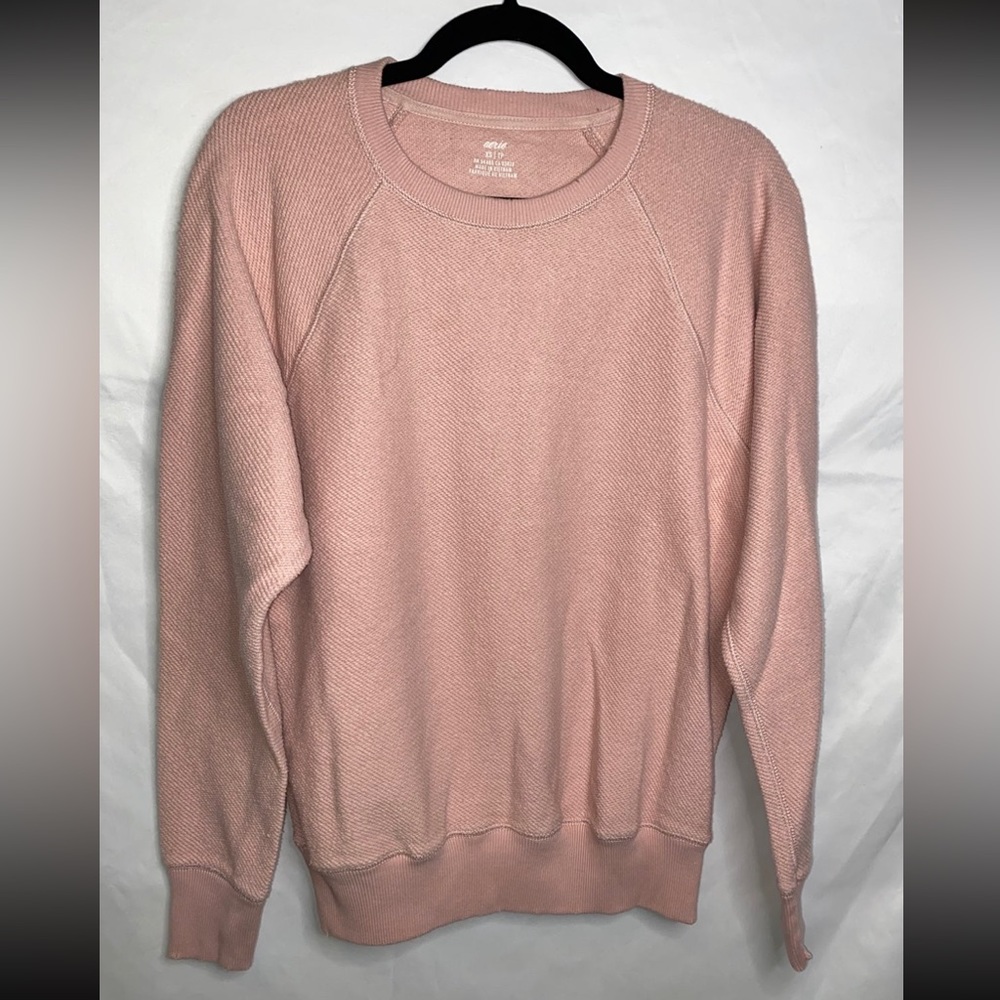 Aerie textured vintage crew sweatshirt